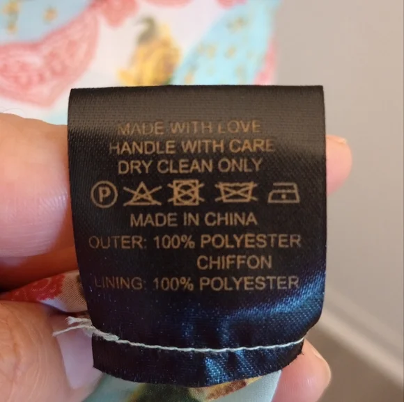 SALE NWT De La Vali Sheer Dress - Picture 8 of 13